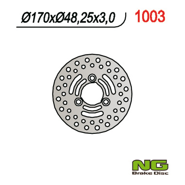 NG Tarcza hamulcowa - SUZUKI LTZ 250/400