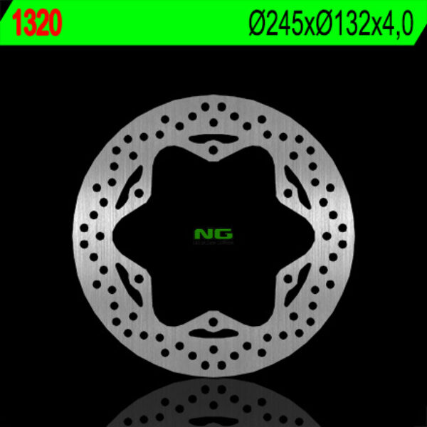 Tarcza Hamulcowa Przód Yamaha YBR 125 ’05-’06 (245X132X4) (6X8,5Mm) | NG