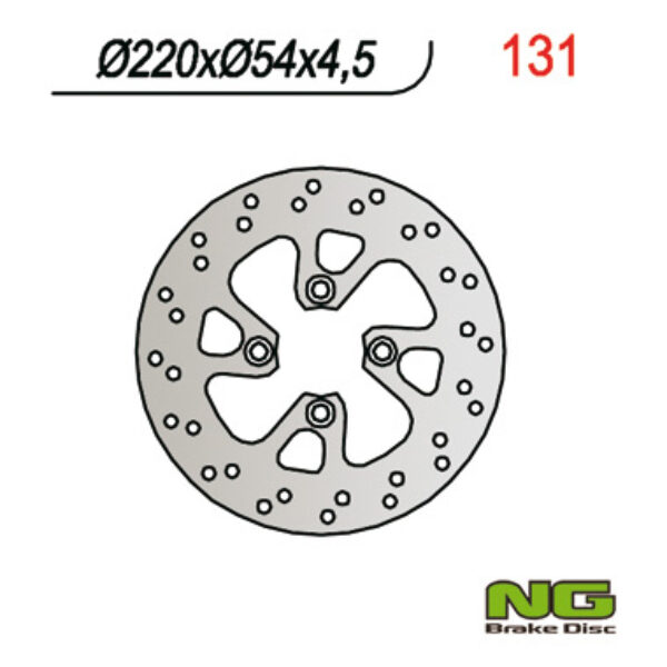 Tarcza Hamulcowa Przód Yamaha YP 125 Majesty ’96-’98 (220X54X4, 5) | NG