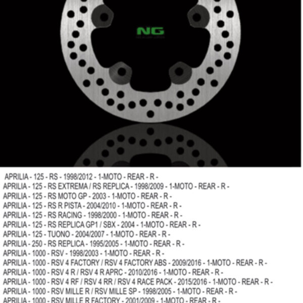 NG Tarcza hamulcowa – APRILIA RS 125