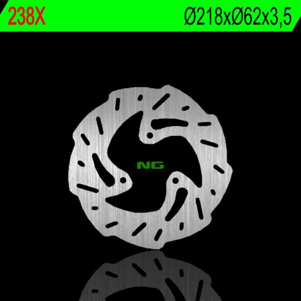 Tarcza Hamulcowa Tył Derbi 50/125, GAS GAS 125/450 (218X62X3,5Mm) (3X10,5Mm) Wave | NG