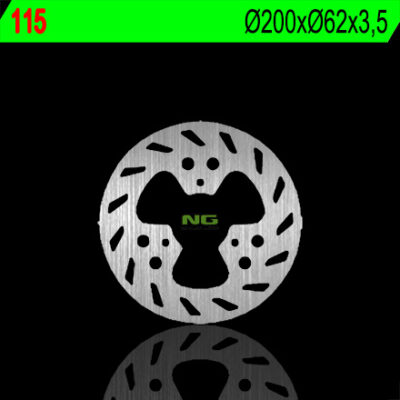 NG Tarcza hamulcowa - PEUGEOT 50 (200X62X3