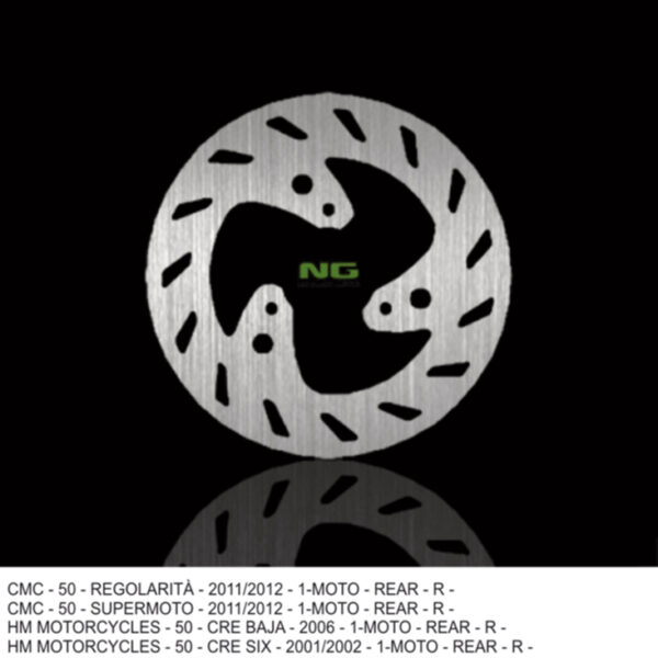 Tarcza Hamulcowa Tył HM50 (CRE50) 01-06 (220X62X3, 5) (3X10,5Mm) | NG