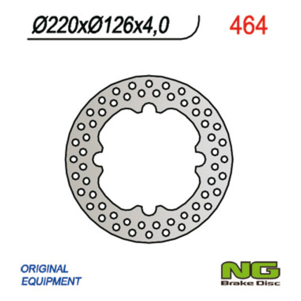 Tarcza Hamulcowa Tył Husqvarna TE/TC 99-12 (220X126X4) | NG
