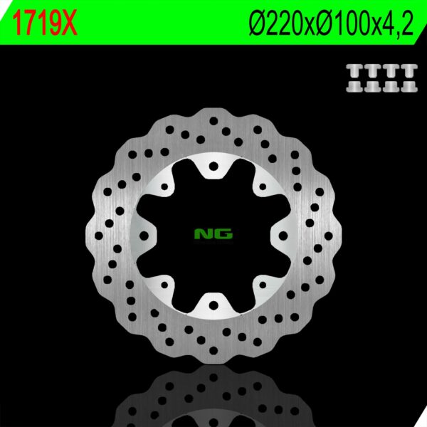 Tarcza Hamulcowa Tył Kawasaki ER F/N 05-17, KLE 650 ABS 07-14, z 650SX 17-19 Wave | NG