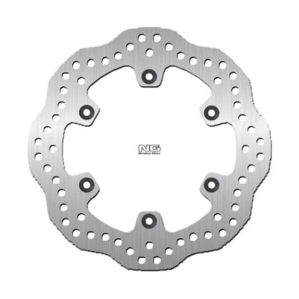 Tarcza Hamulcowa Tył Kawasaki KLR 650 ’90-’07, KLE 500 ’91-’07 (230X120X5Mm) (6X10,5Mm) Wave | NG