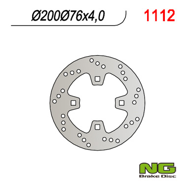 NG Tarcza hamulcowa - KTM QUAD 450/505/525 (200x7...