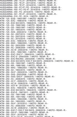 NG Tarcza hamulcowa - KTM SX/EXC/LC4 - NG129SP