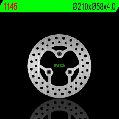 Tarcza Hamulcowa Tył Peugeot Citystar 125 14-21, Satelis 125 '06-19, Elystar 125 '02-'07 (210X58X4,0MM) (3X8,5MM)SATELIS 125 06-18 | NG