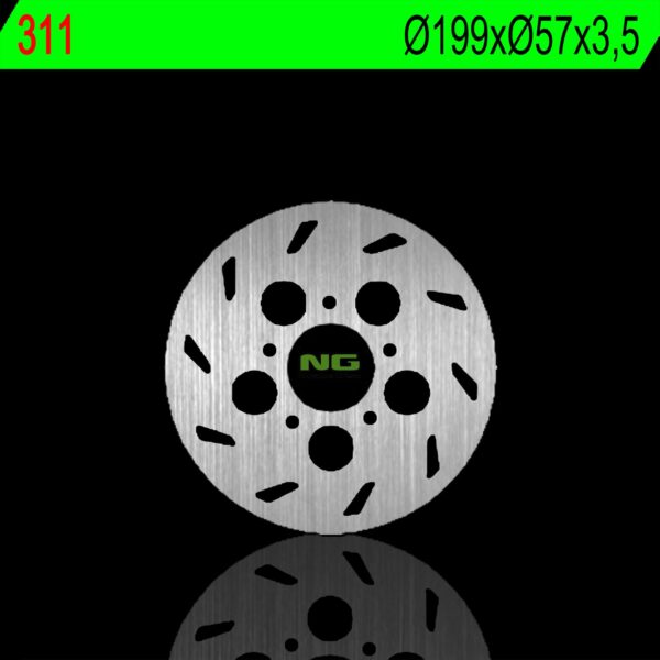 Tarcza Hamulcowa Tył Rieju 50RS 1 97-01 (199X57X3,5Mm) (5X6,5Mm) | NG