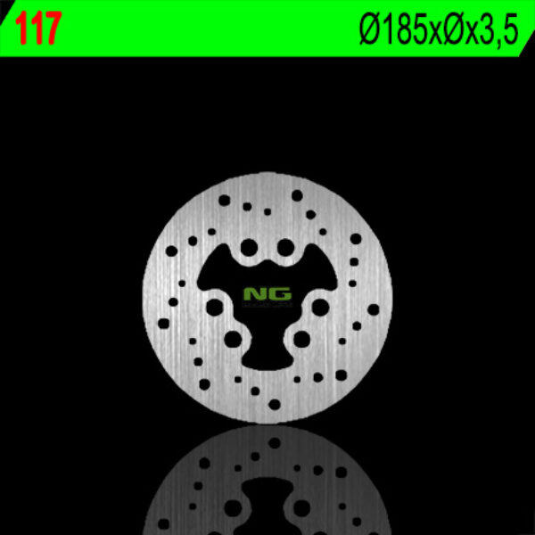 Tarcza Hamulcowa Tył Suzuki RMX 50 ’97-’02 (185X3, 5) (6X15,5Mm) | NG