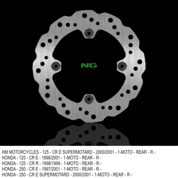 Tarcza Hamulcowa Tył Suzuki RMZ 450 ’05-’20, Honda CR 125 ’98-’99, CR 250 ’97-’01, RMZ 250 ’07-’18 (240X122X4) Wave | NG
