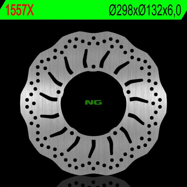 Tarcza Hamulcowa Tył Yamaha V-Max 1700 10-17 (298X132X6,0Mm) (5X8,5Mm) Wave | NG