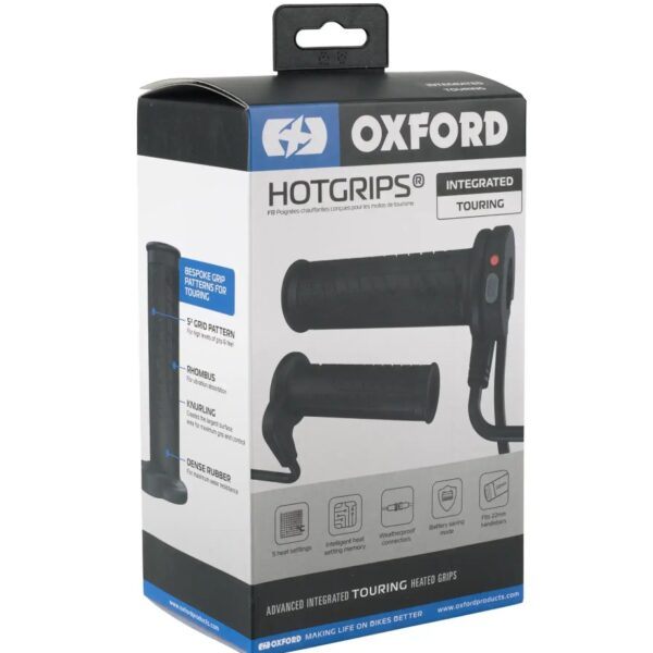 OXFORD 12/2025 MANETKI PODGRZEWANE DO MOTOCYKLA ADVANCED TOURING Z PRZEŁĄCZNIKIEM PRZY MANETCE (EL)