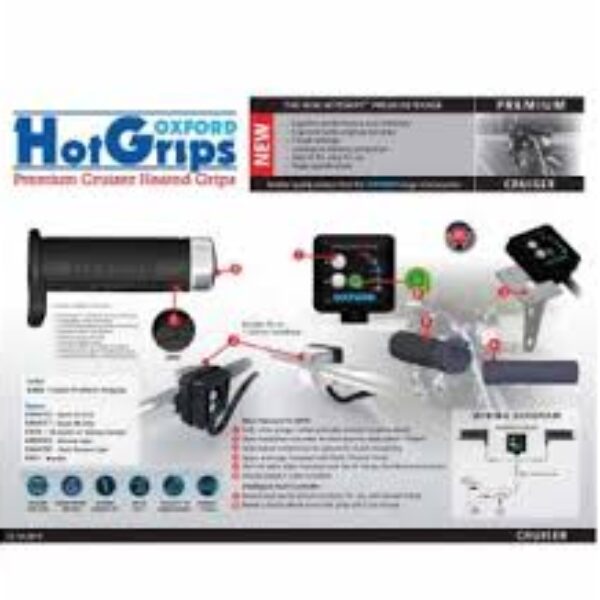 OXFORD MANETKI PODGRZEWANE PREMIUM CRUISER (1′ – CALOWE/138-119MM) KOŃCÓWKA CHROMOWANA (EL)