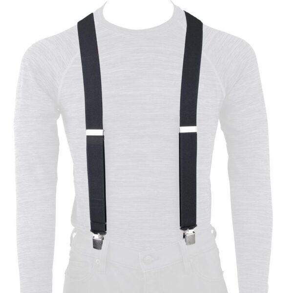 Szelki Przypinane DO Spodni Slim (Wąskie – 35MM) Kolor Czarny | Oxford