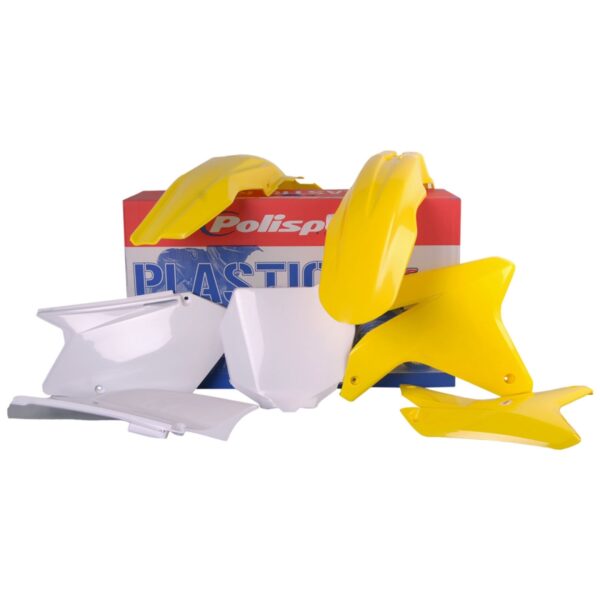 Komplet Plastików Suzuki RMZ 450 ’05-’06 Kolor Żółty OEM | Polisport | emotoshop24