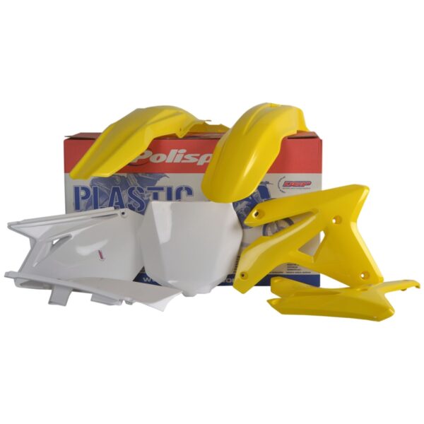 Komplet Plastików Suzuki RMZ 450 ’07 Kolor Żółty OEM | Polisport | emotoshop24