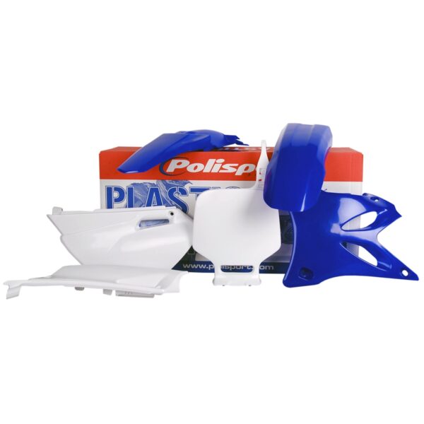 Komplet Plastików Yamaha YZ 85 ’02-’14 Kolor Niebieski Biały OEM | Polisport | emotoshop24