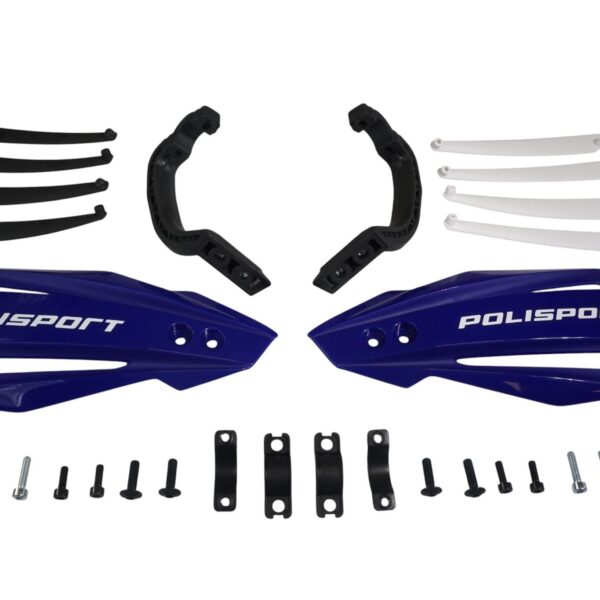 OFERTA Specjalna Osłony RĄK (HANDBARY) MODEL BULLIT z Uniwersalnym Zestawem Montażowym 22/28 Kolor Fioletowy (Opakowanie Zastępcze) | Polisport