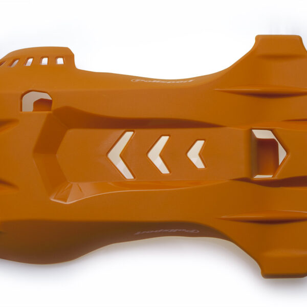 POLISPORT OSŁONA SILNIKA FORTRESS SKID PLATE KTM SX 250 ’06-’16; EXC 250/300 ’06-’16; HUSQVARNA TC/TE 250/300 ’14-’16 KOLOR POMARAŃCZOWY