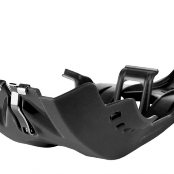 POLISPORT OSŁONA SILNIKA FORTRESS SKID PLATE Z OSŁONĄ PRO-LINK KTM SX-F 250/350 ’16-22′; SXF 450 ’19-22′; HUSQVARNA FC 250/350 ’16-22′ FE 250/350 ’17-23′, FE 450 ’20-’23; FC 450 ’19-’22; GAS GAS MC-F/EF-C ’21-23′ KOLOR CZARNY