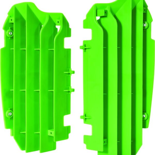 Osłony Chłodnicy (Kratki – Komplet) Kawasaki KX 250F ’13-’16 Kolor Zielony | Polisport