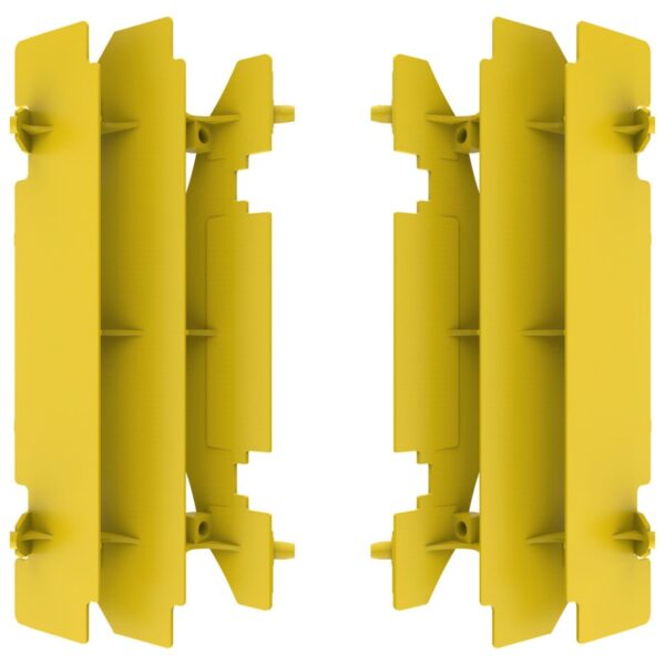 POLISPORT OSŁONY CHŁODNICY (KRATKI- KOMPLET) SUZUKI RM 125 ’01-’08; RM 250 ’96-’06; DRZ 400 ’00-’25 KOLOR ŻÓŁTY