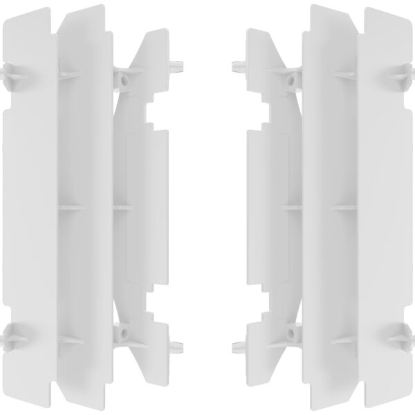 POLISPORT OSŁONY CHŁODNICY (KRATKI- KOMPLET) SUZUKI RM 125 ’01-’08; RM 250 ’96-’06; DRZ 400 ’00-’25 KOLOR BIAŁY