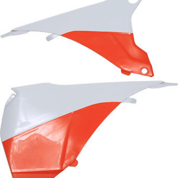 Osłony FILTRA Powietrza KTM 125/500 EXC/EXCF 14-16 Kolor Biały/Pomarańczowy | Polisport