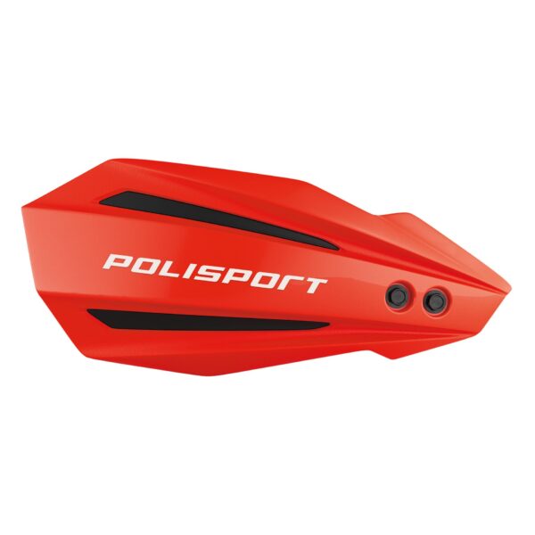 OFERTA Specjalna Osłony RĄK (HANDBARY) MODEL BULLIT z Uniwersalnym Zestawem Montażowym 22/28 Kolor Czerwone (Opakowanie Zastępcze) | Polisport