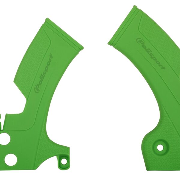 POLISPORT WYPRZEDAŻ OSŁONY RAMY (KOMPLET) KAWASAKI KX 450F ’09-’18 KOLOR ZIELONY