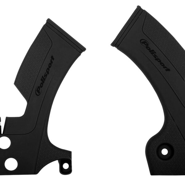 POLISPORT OSŁONY RAMY (KOMPLET) KAWASAKI KX 450F ’09-’18 KOLOR CZARNY