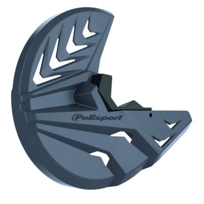 Osłona Tarczy Hamulcowej Przód (z Osłoną Dolnej Części Amortyzatora w Zestawie Komplet NA Obie Strony) GAS GAS EC 250/300 '18-'20; Rieju MR 250/300 '21-'26 Kolor Szary | Polisport