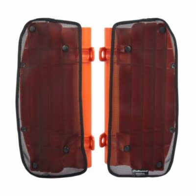 SIATKA Ochronna Chłodnicy Kawasaki KXF250 13-16 Kolor CZARNY | Polisport