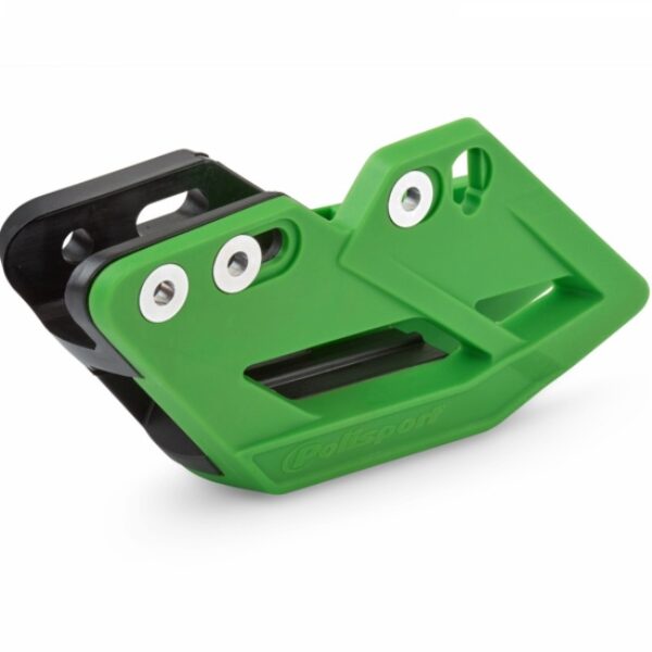 Prowadnica Łańcucha Kompletna Kawasaki KX 250/450F ’09-’26 Kolor Zielony | Polisport