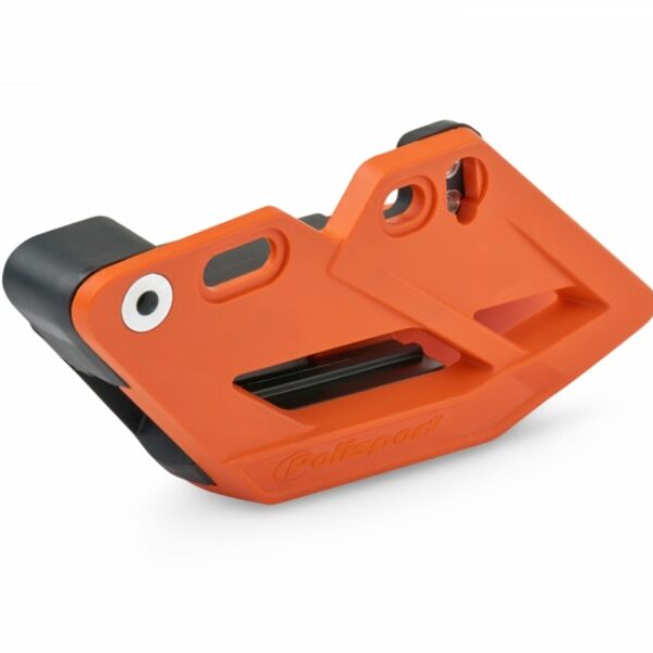 Prowadnica Łańcucha Kompletna KTM SX/SX-F ’11-’22; EXC/EXC-F ’12-’23; Husqvarna TE/FE/TC/FC ’14-’22; Sherco SE ’13-’26 SEF ’16-’26; RIEJU MR ’21-’25 Kolor Pomarańczowy | Polisport