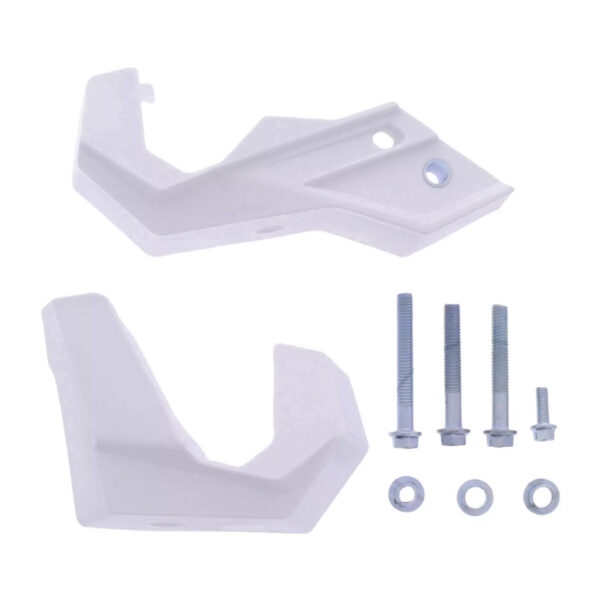 Osłona Dolnej Części Amortyzatora Przód (z Zestawem Montażowym) Honda CRF 250/450 ’15-’25 Kolor Biały | Polisport