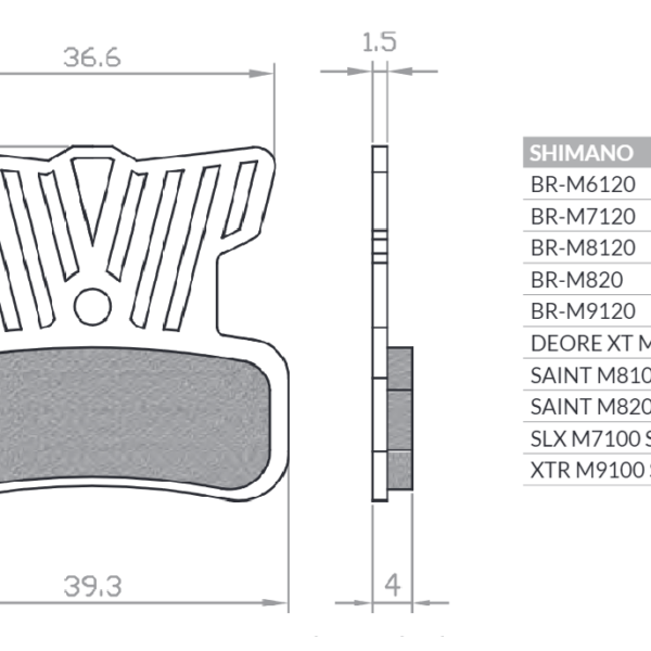 Brenta Klocki hamulcowe – BR521