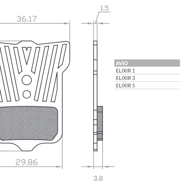 Brenta Klocki hamulcowe – BR520