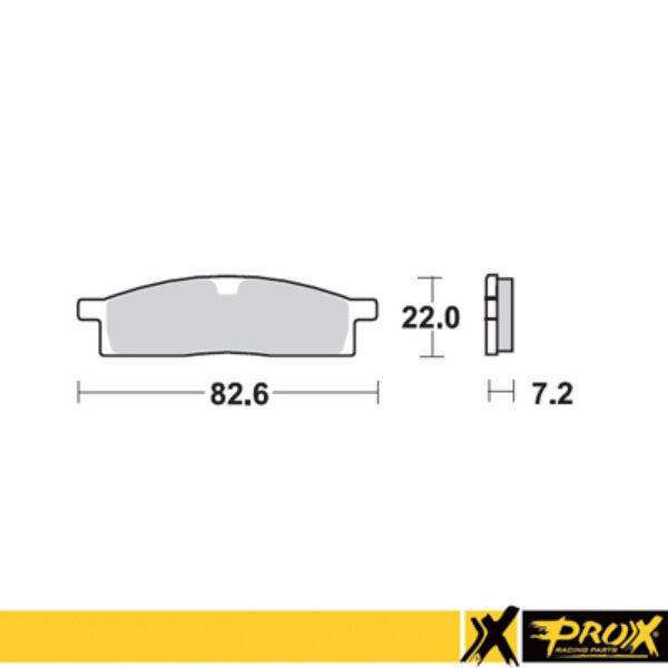 Klocki Hamulcowe KH119 Yamaha YZ 80/85 ’93-19, YZ 65 ’19-20, TTR 125 ’00-18 Przód | ProX
