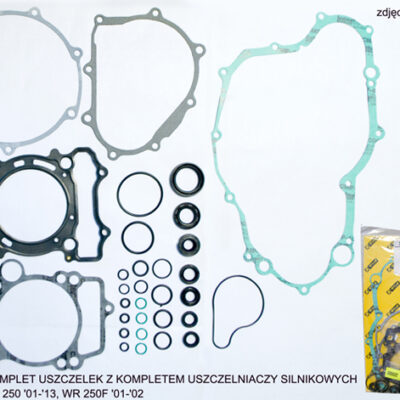 Komplet Uszczelek z Kompletem Uszczelniaczy Silnikowych Yamaha YZF 250 '01-'13, WRF 250 '01-'02