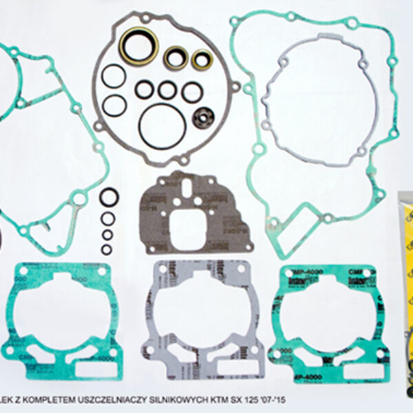 Komplet Uszczelek z Kompletem Uszczelniaczy Silnikowych KTM SX 125 ’07-’15 | ProX