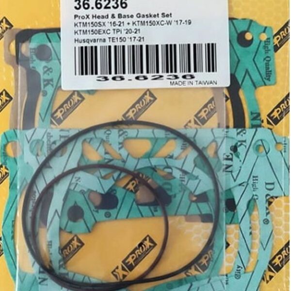 Uszczelki TOP-END KTM SX 150 ’16-’22, Husqvarna TE 150 ’17-’23 (Głowica+Cylinder) | ProX