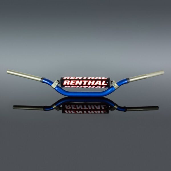 Kierownica 1, 1/8 Cala (28,6Mm) MX Twinwall 999 Handlebar Blue Mcgrath / Short Padded Kolor Niebieski z Gąbką | Renthal
