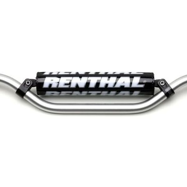Kierownica 7/8 CALA (22MM) MX Handlebar SILVER JIMMY BUTTON PADDED Kolor Srebrny z Gąbką | Renthal