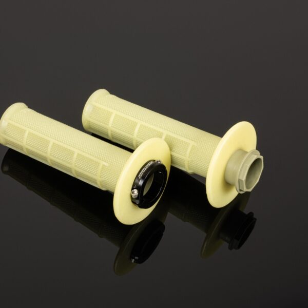 Manetki MX R-WORKS LOCK-ON ARAMID (Half Waffle) Kolor Kremowy | Renthal