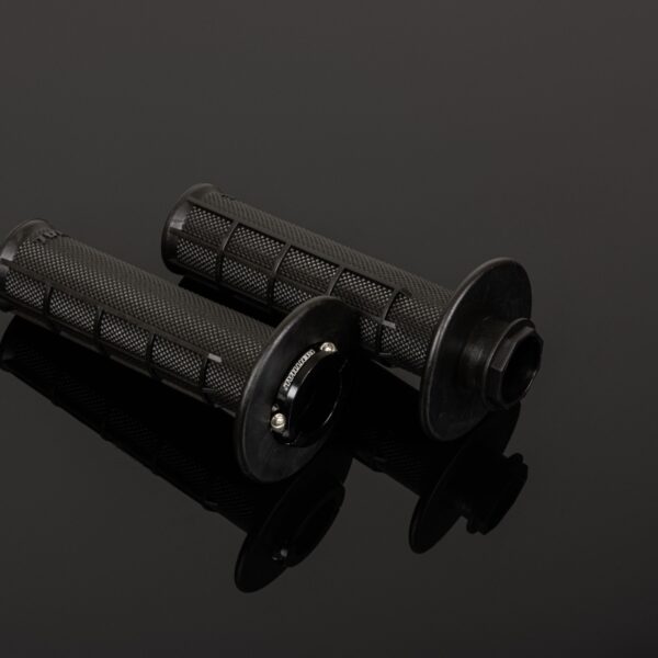 Manetki MX R-WORKS LOCK-ON Ultratacky (Half Waffle) Kolor CZARNY | Renthal