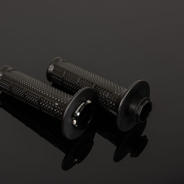 Manetki MX R-Works Lock-On Ultratacky (Tapered) Kolor Czarny | Renthal