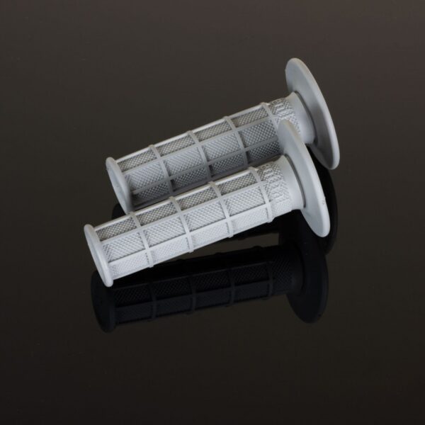 Manetki MX SINGLE Compound FULL WAFFLE Soft, Miękkie, Jednoskładnikowe Kolor JASNY SZARY | Renthal